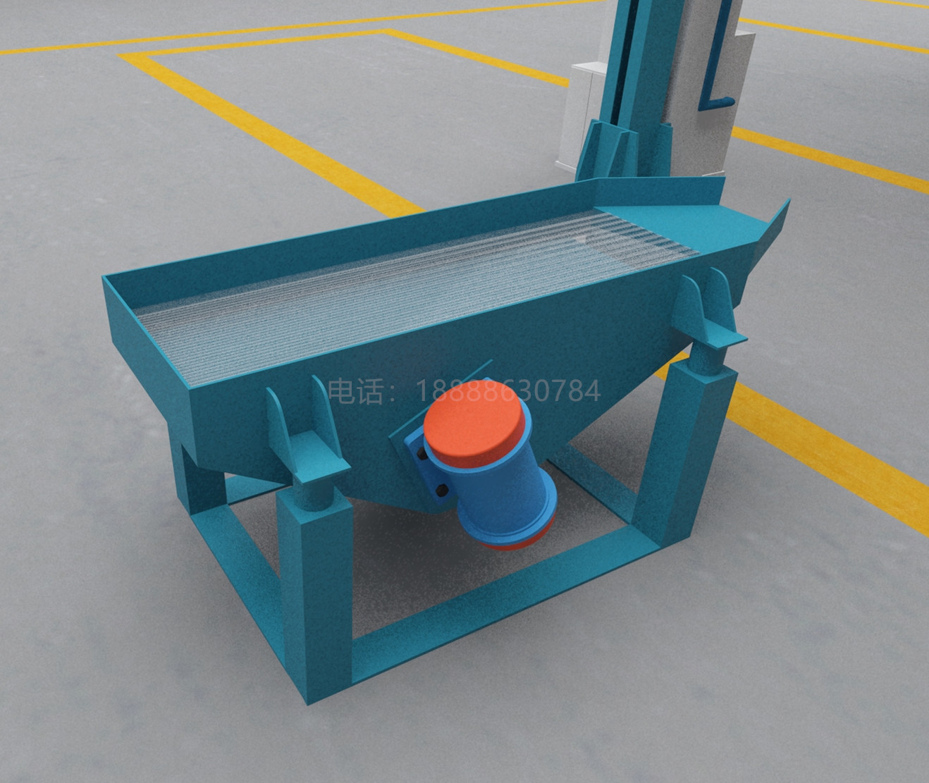 5-10T/h震动筛灰机  震动输送机