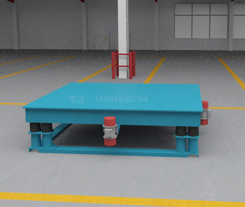 三维震实台  树脂砂震实台